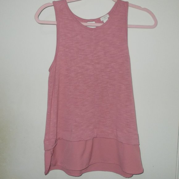 J. Crew Factory Drapey Tank Top Mauve Shade Size Small - Picture 1 of 6